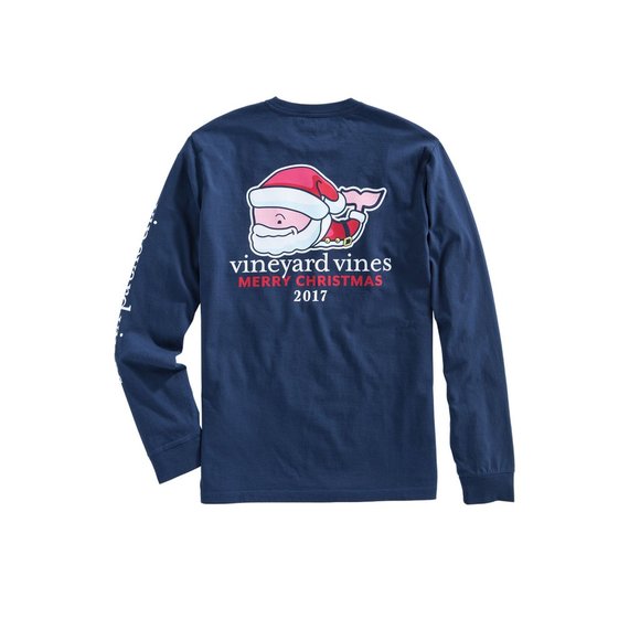 Vineyard Vines Other - Vineyard Vines Long Sleeve Mr. Claus Whale T Shirt